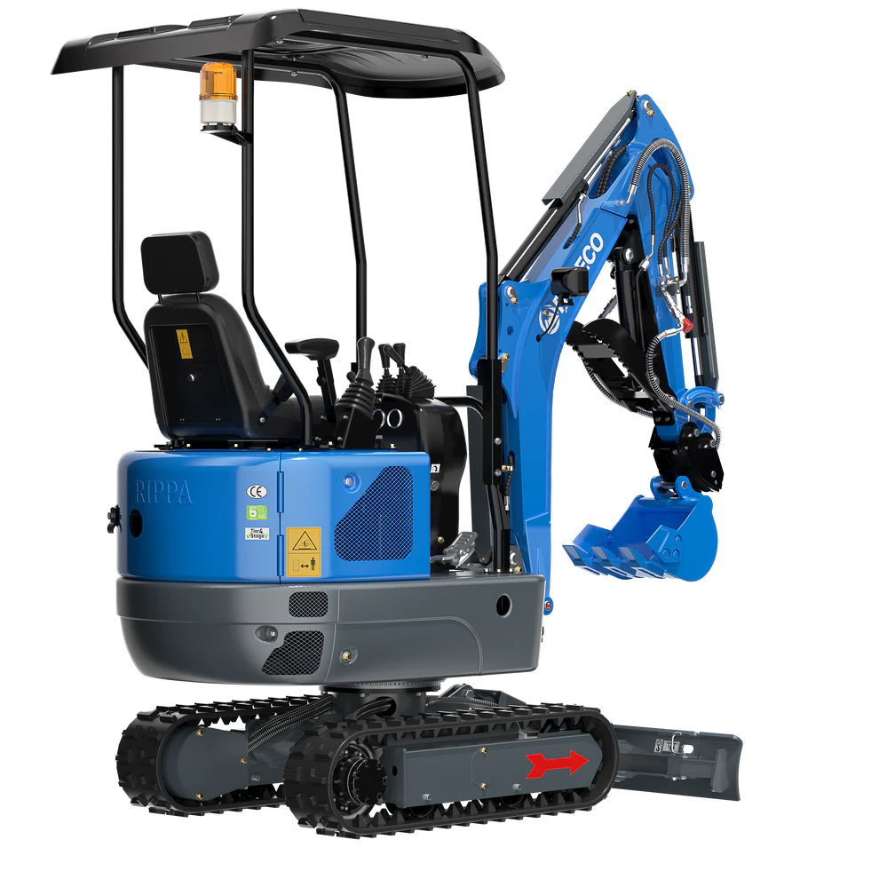 Rippa R10/Kubota/Verstellfahrwerk/Joystick/Knickarm